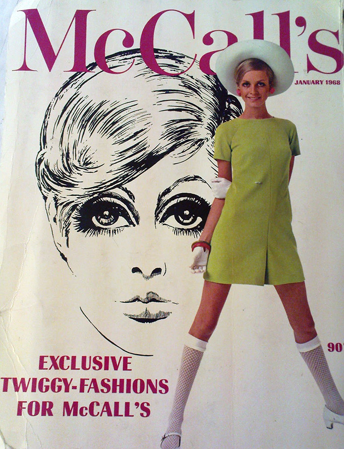 Model Twiggy - cover photo