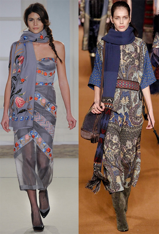 Scarves fall-winter 2024-2025, photo