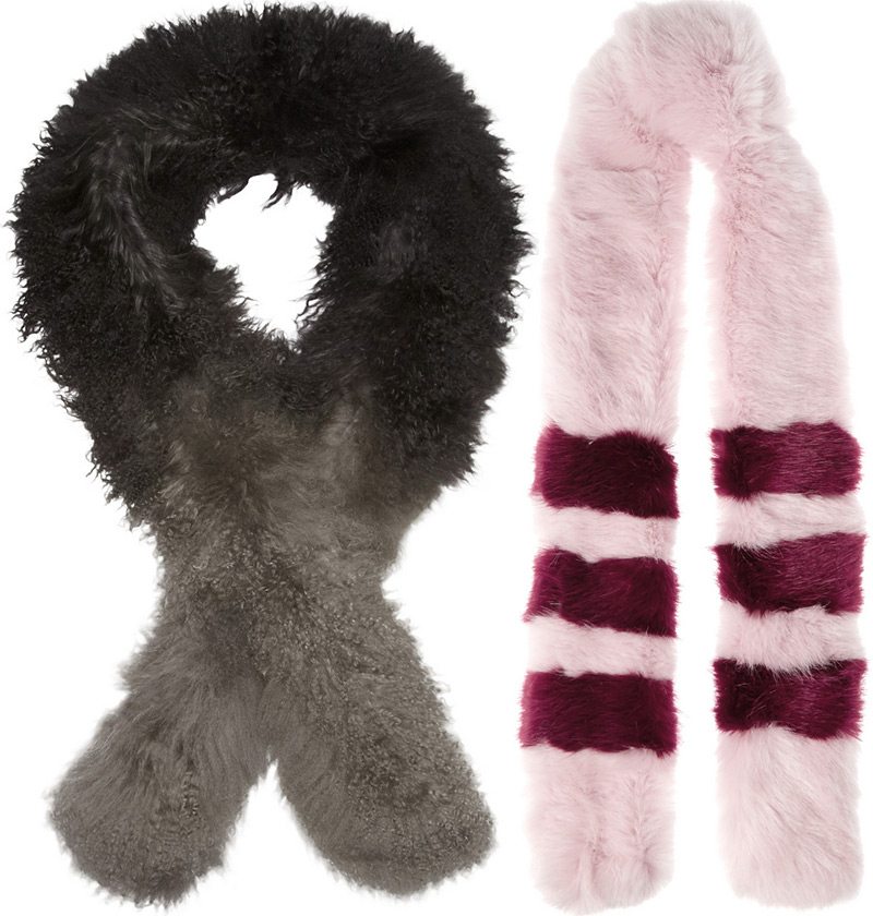 Fur scarves fall-winter