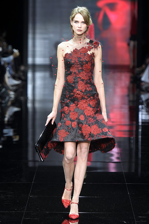 Armani Prive floral dress