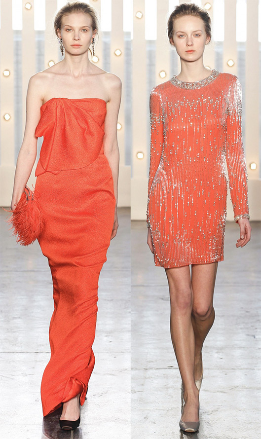 coral dresses fall-winter 2024-2025