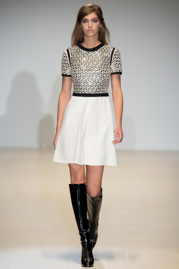 Dress with rhinestones fall-winter 2024-2025