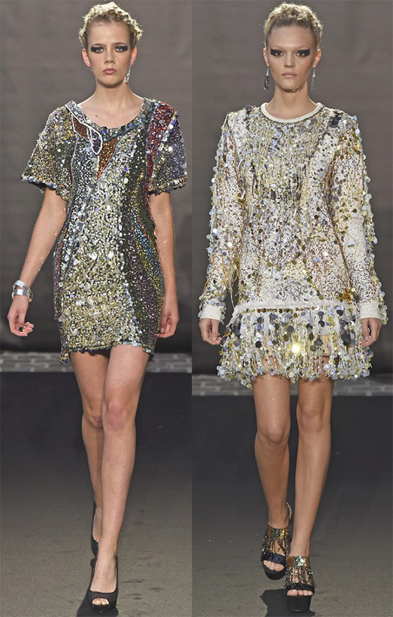 Dresses with rhinestones fall-winter 2024-2025