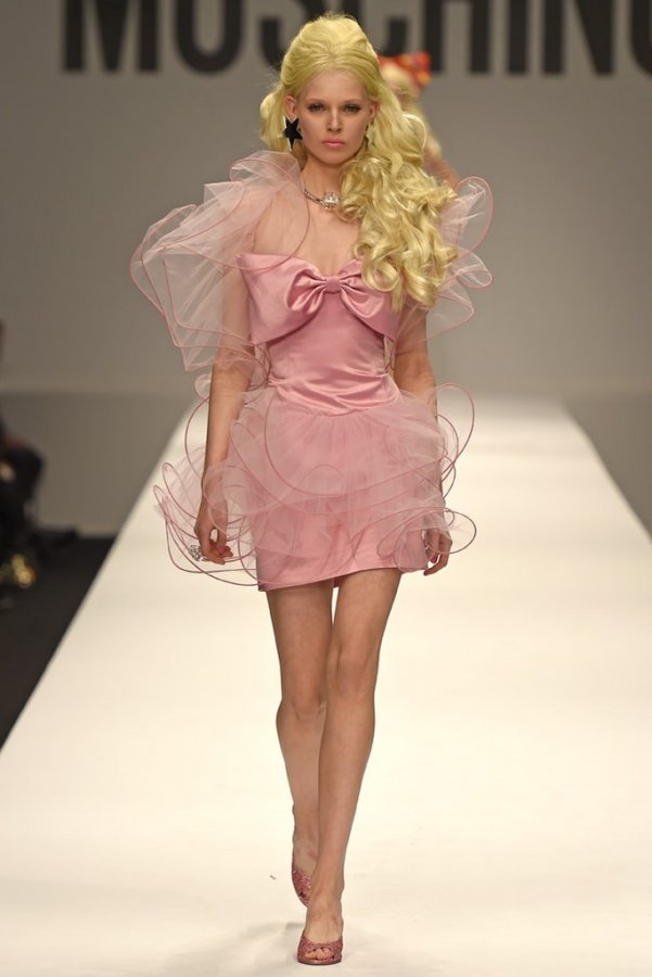 Beautiful dress in the style of Barbie