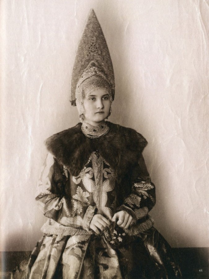 Traditional Russian outfit, photo