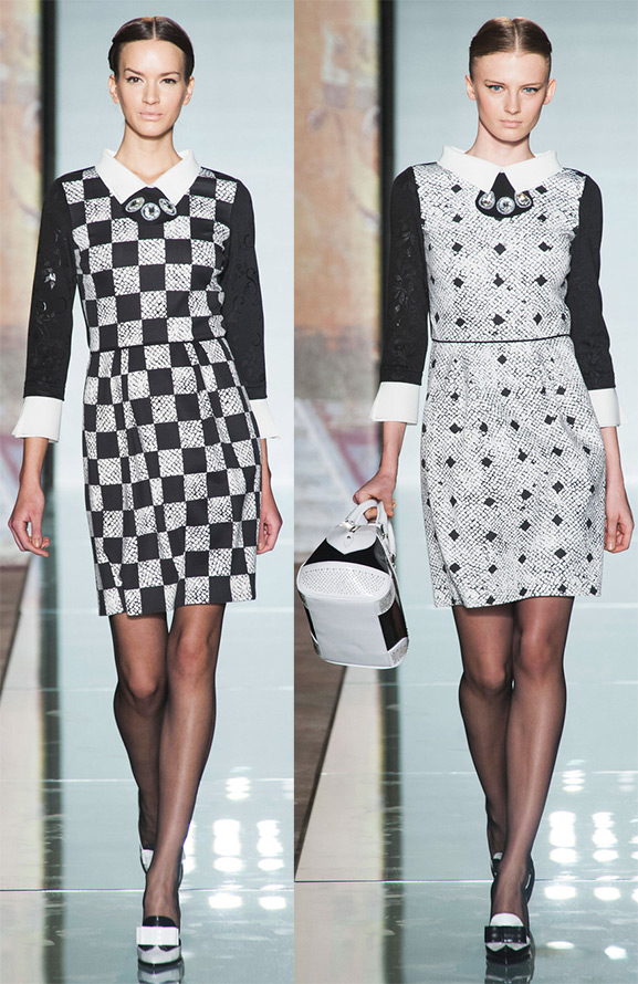 Roccobarocco Black and White Dresses