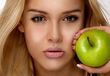 Apple anti-aging masks