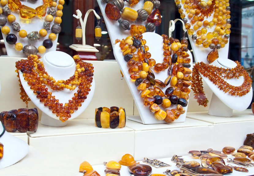 Amber jewelry