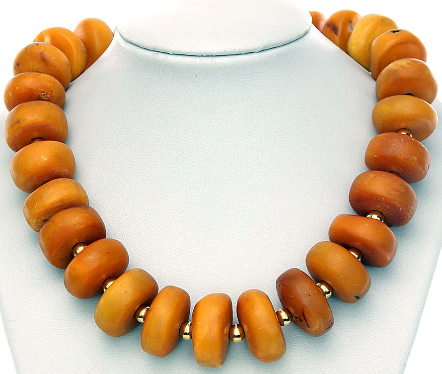 Amber beads