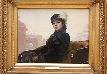 Artist Kramskoy and painting Unknown