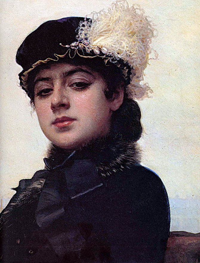 Portrait of an Unknown artist Kramskoy