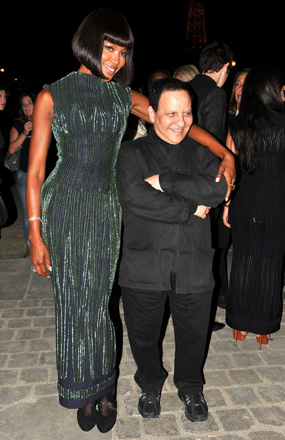 Azzedine Alaya and Naomi Campbell