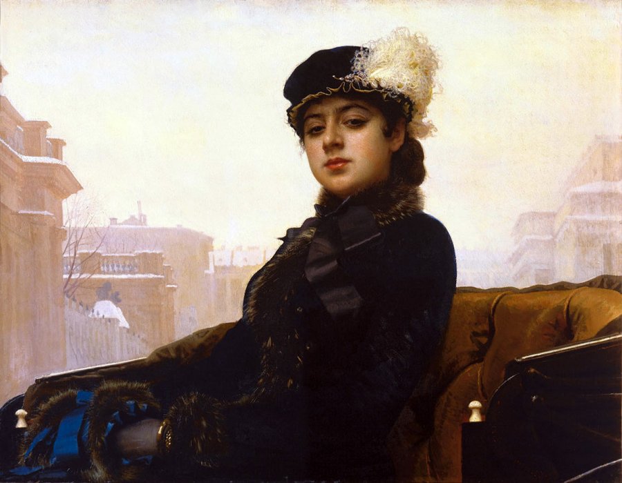 Portrait of an Unknown artist Kramskoy