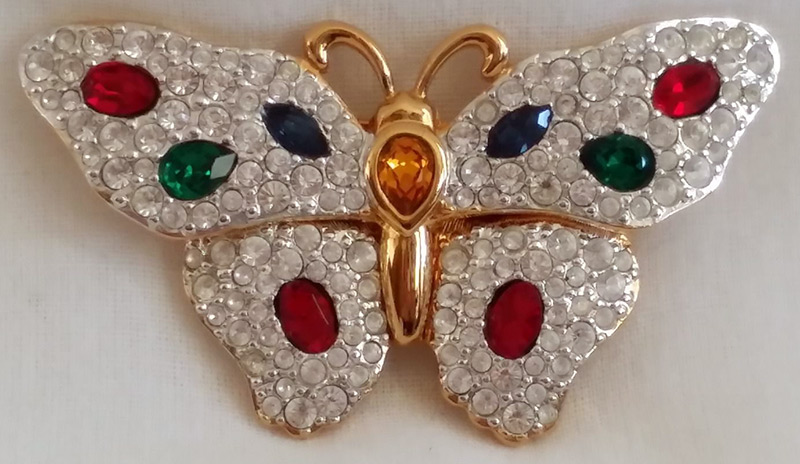 Brooch for decorating a New Year's dress