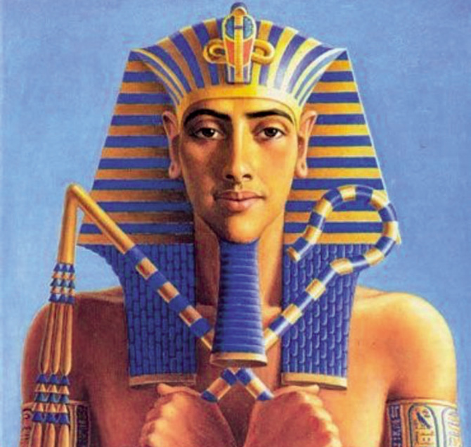 Pharaoh's headdress nemes