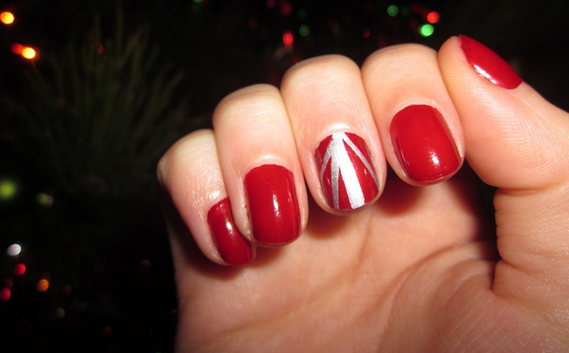 New Year's manicure