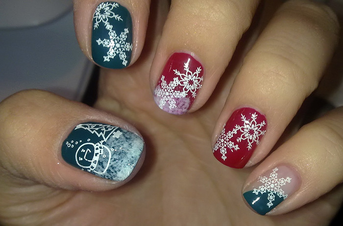 Ideas for New Year's manicure photo