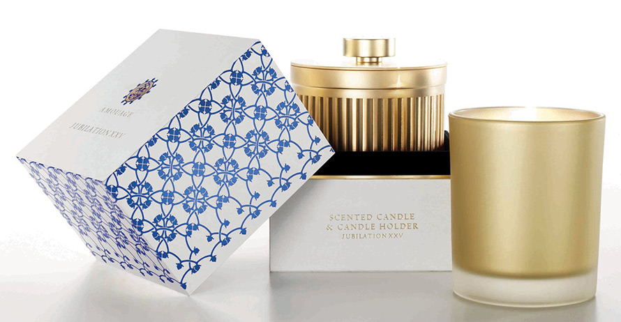 Amouage perfume and scented candle