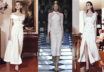 White dresses spring-summer 2024