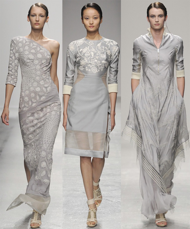 Gray dresses spring-summer 2024