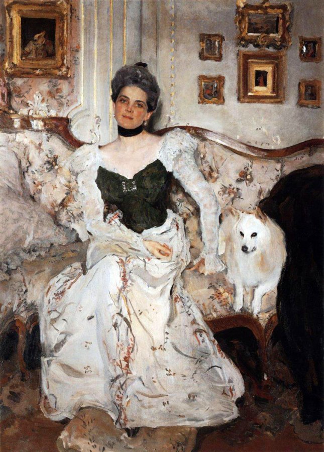 Princess Zinaida Yusupova painting by Serov