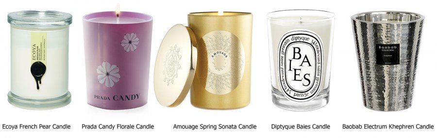 Scented and perfume candles