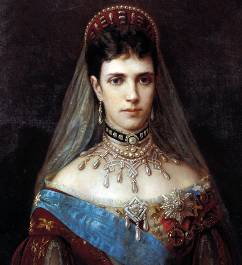 Portrait, woman, decoration