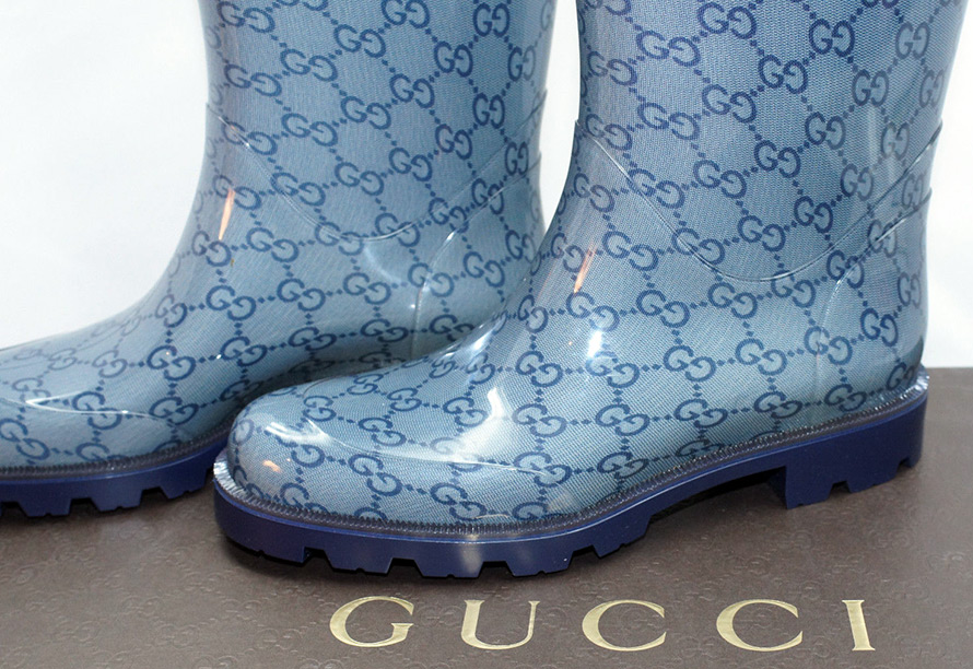 Gucci rubber boots