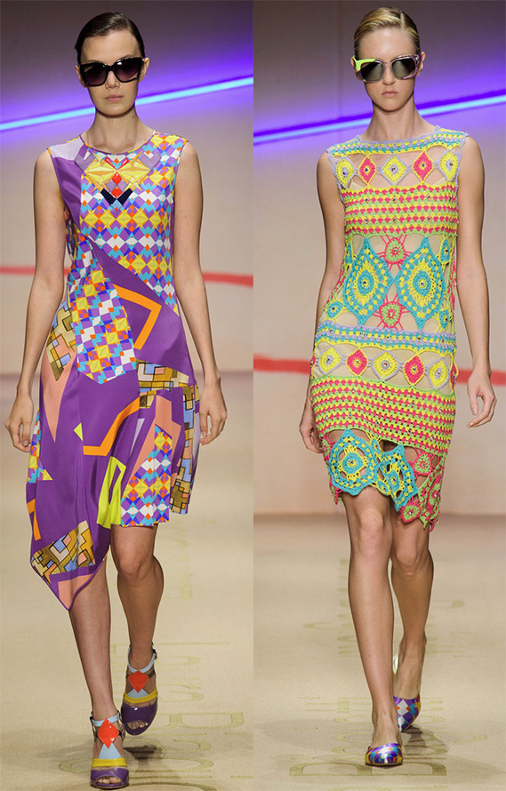 Laura Biagiotti bright dresses