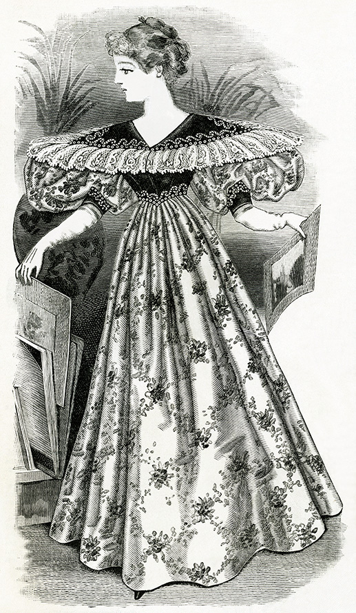 Modern style in clothing 1895-1900