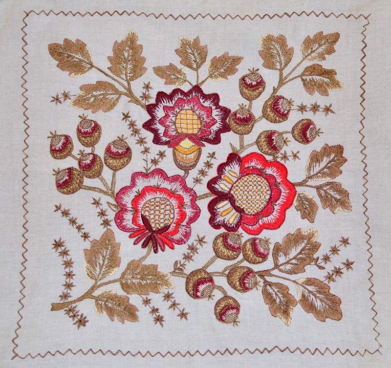 Embroidery Vladimirskaya smooth