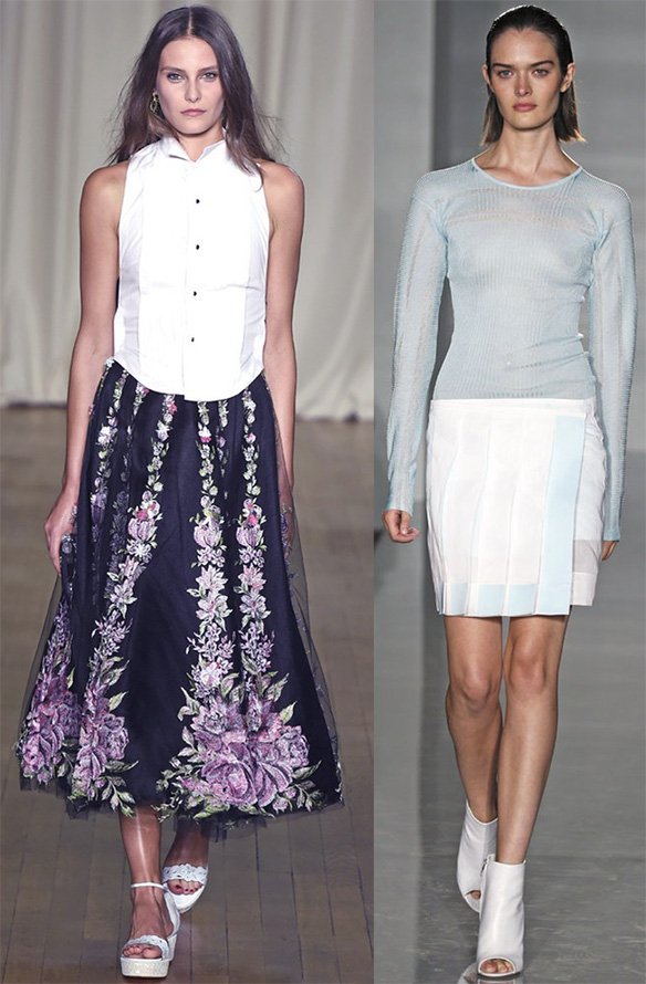 Fashionable skirts spring-summer 2024