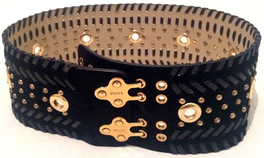 beautiful and expensive belts