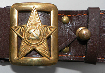 Soldier's belts and badges