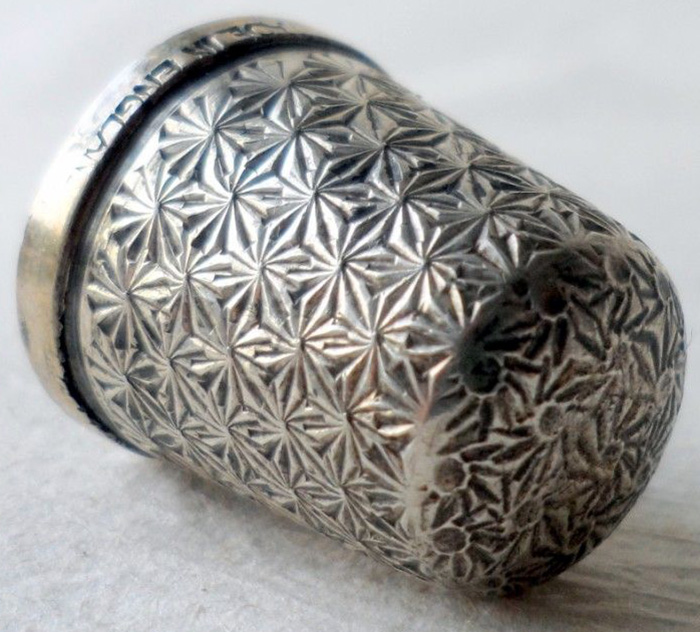 Silver thimble