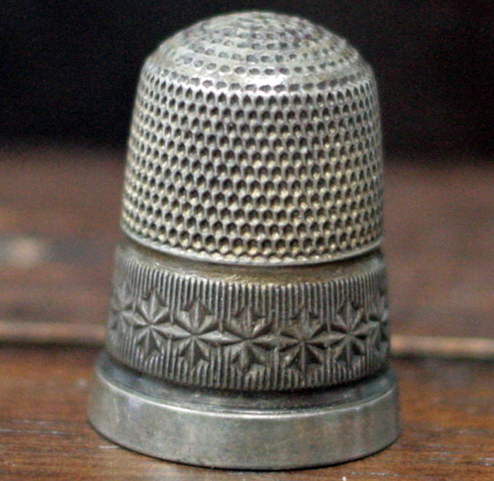 Silver thimble