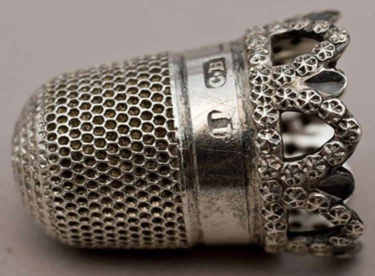 Silver thimble