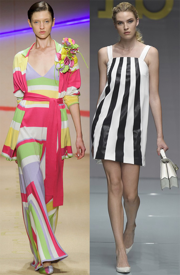 Striped print in 2024 collections