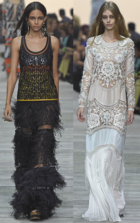 Long dresses to the floor spring-summer 2024