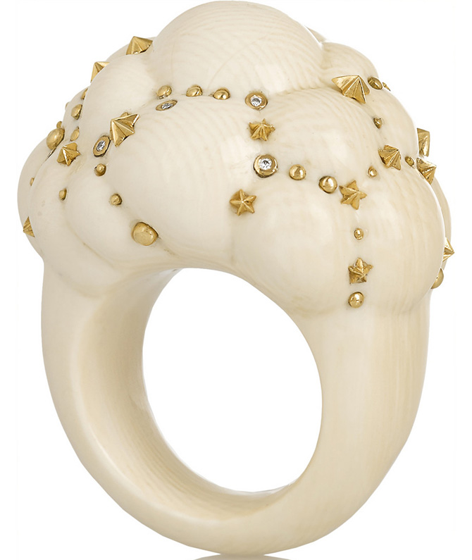 Mammoth ivory ring