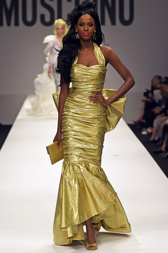 Moschino Gold Dress