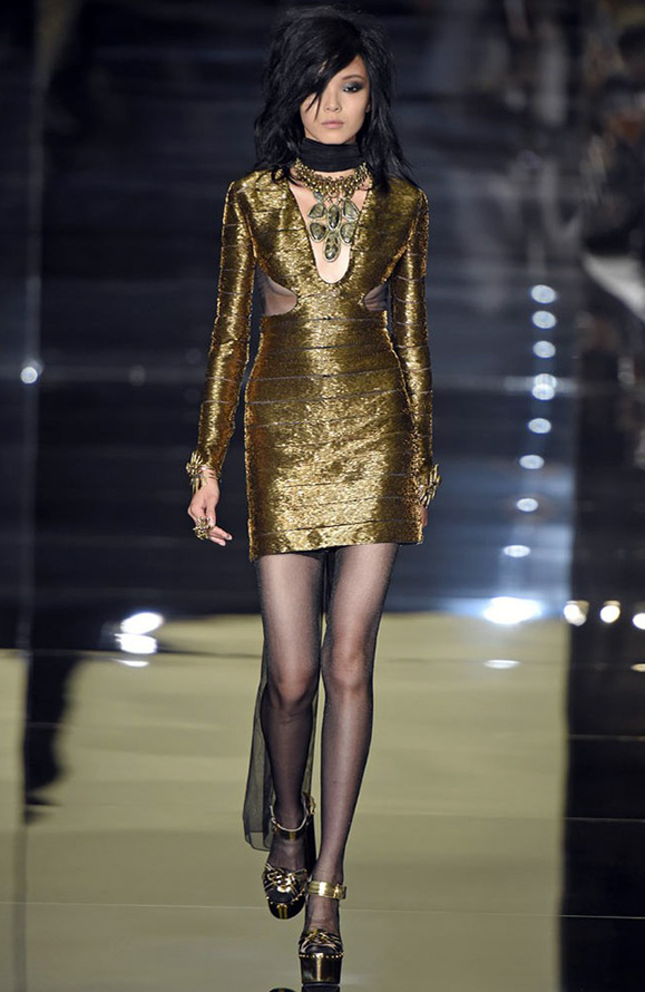 Tom Ford Gold Dress