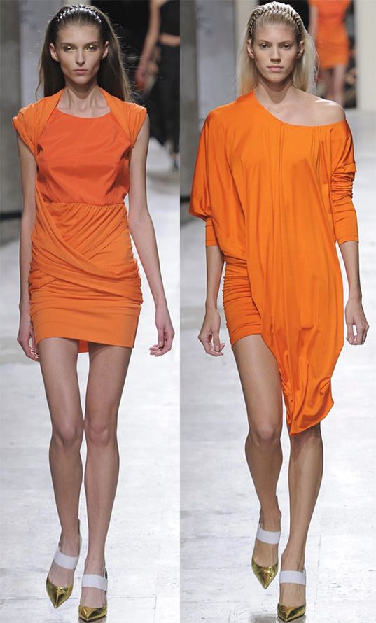 Orange dresses spring-summer 2024