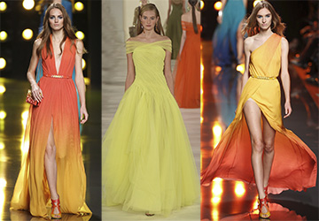 48 orange and yellow dresses 2024