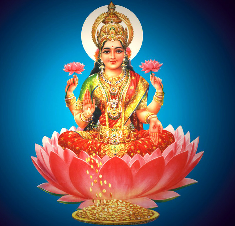 Goddess of India Lakshmi