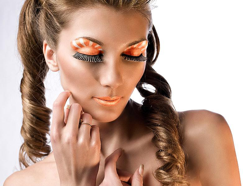 maquillage orange