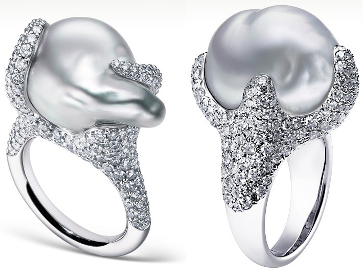 Mikimoto pearl rings