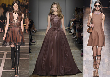 Brown dresses spring-summer 2024