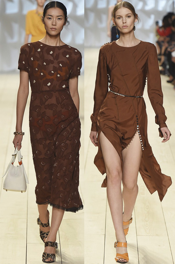 Brown dresses spring-summer 2024