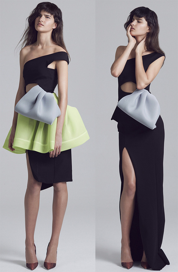 One-shoulder dresses spring-summer 2024